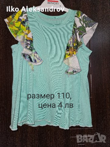 Детски блузки и рокли и размер 110-116, снимка 2 - Детски комплекти - 42711506