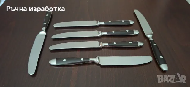 нож 6бр.rostfrei немски основен нож прибори за хранене комплект, снимка 7 - Прибори за хранене, готвене и сервиране - 55953211