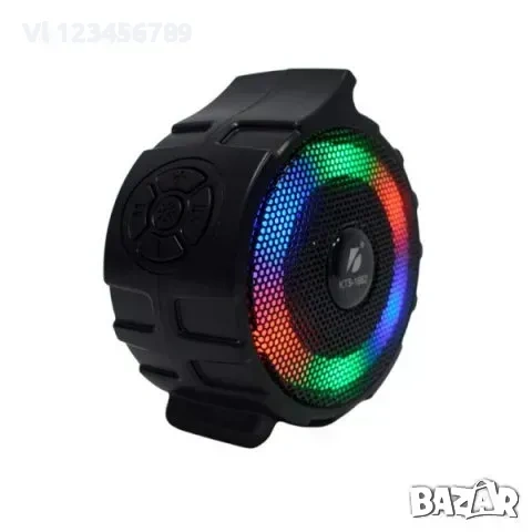 Колонка KTS-1662 BT/ FM / МП3 със светомузика, снимка 3 - Тонколони - 53817039