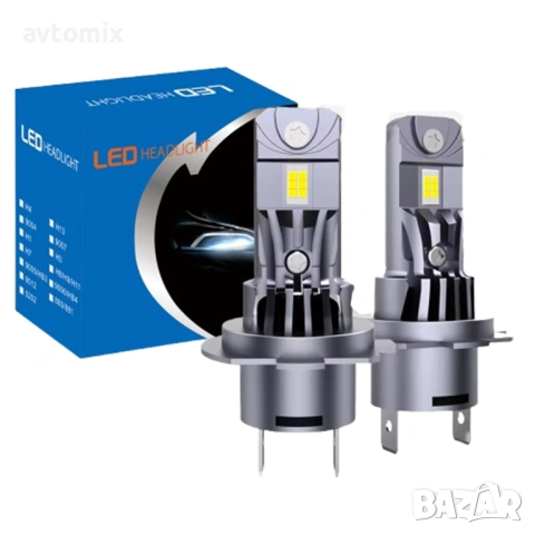 LED крушки V3 Plug and Play Н7, с вентилаторно охлаждане 5000LM, 35W 