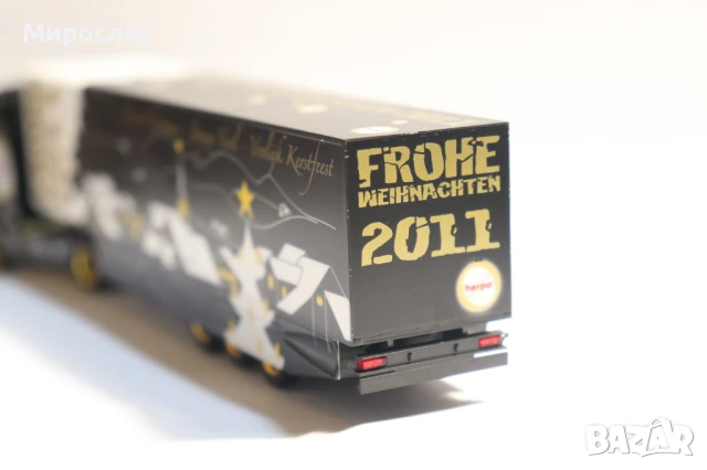 HERPA H0 1/87 MERCEDES BENZ ACTROS  KАМИОН МОДЕЛ ВЛЕКАЧ ТИР, снимка 9 - Колекции - 51158599