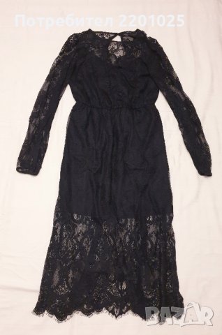 Дълга дантелена рокля Н&М, снимка 1 - Рокли - 44356334