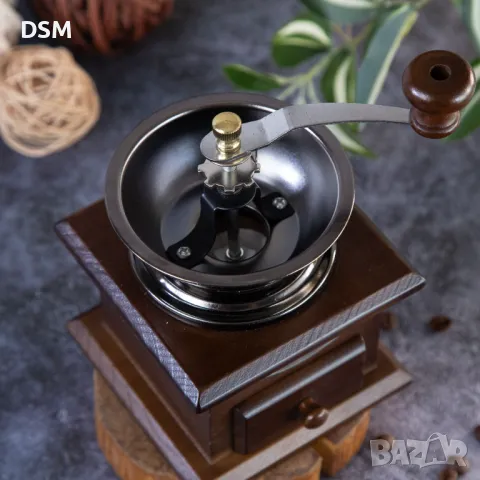 Нова Ретро Мелачка на Зърна Механична Кафемелачка, снимка 6 - Други - 49615425