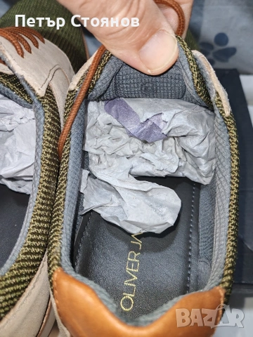Мъжки спортно-елегантни обувки Oliver Jackob №44, снимка 7 - Спортно елегантни обувки - 53630131
