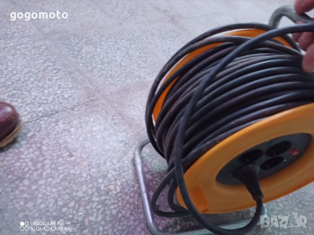 УДЪЛЖИТЕЛ НА МАКАРА, РАЗКЛОНИТЕЛ, УДЪЛЖИТЕЛ 4 ГНЕЗДА 50 МЕТРА ГУМИРАН КАБЕЛ, снимка 11 - Други инструменти - 35934257