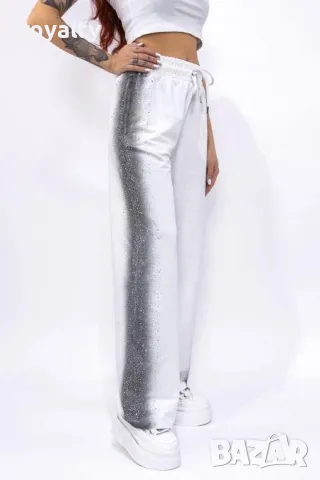 Дамски панталон с камъни, снимка 3 - Спортни екипи - 49856525
