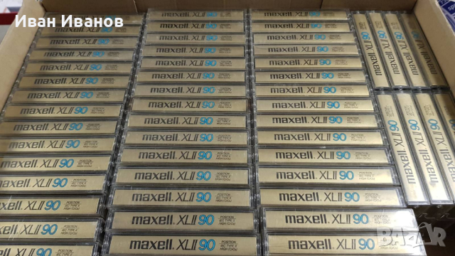 MAXELL XL II японски хромни аудиокасети, снимка 2 - Аудио касети - 44680316