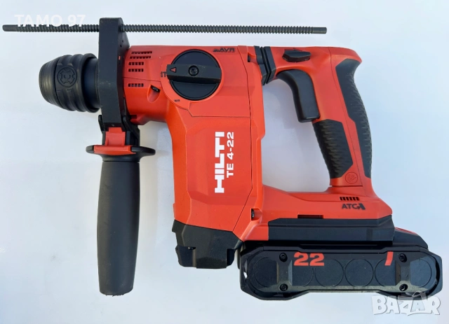 Hilti TE 4-22 Nuron - Безчетков акумулаторен перфоратор 2x22V 4.0Ah 2024г. , снимка 4 - Винтоверти - 53144351