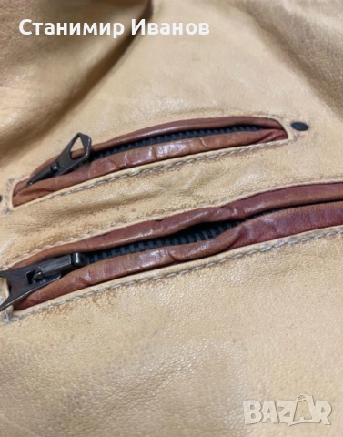 Кожено яке Brogden Track , снимка 2 - Якета - 53492157