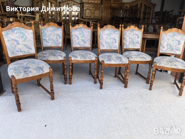 Комплект от 6 трапезни стола , снимка 2 - Столове - 51208310