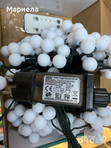 Коледни лампички 25 метра / Сферични, снимка 7 - Лед осветление - 52291099