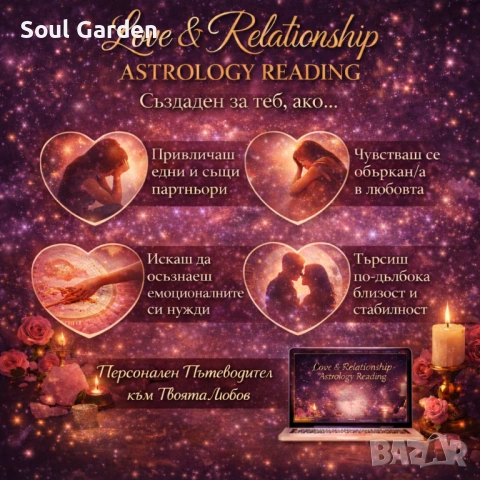Защо Любовта ти не се Получава? – Персонален Любовен Астрологичен Анализ, снимка 7 - Друго ясновидство - 53601490