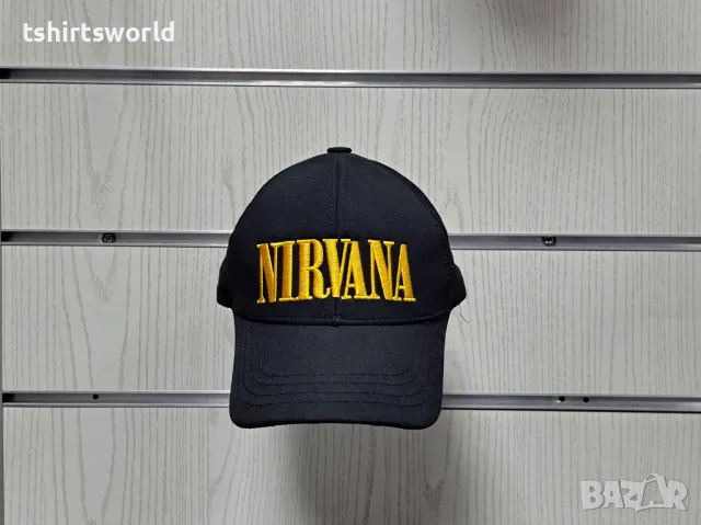 Нова шапка с козирка на музикалната група NIRVANA, снимка 5 - Шапки - 47673505
