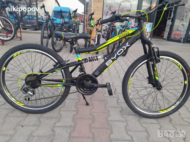 BYOX Велосипед 24" VERSUS черен.жълт