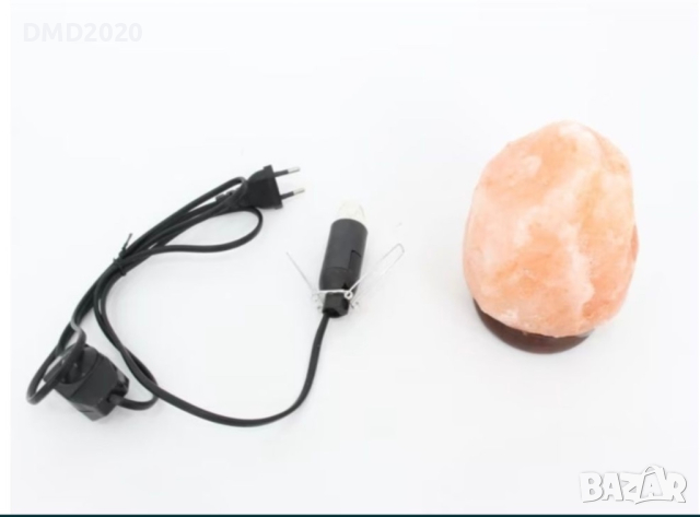 Лампа от солен камък, хималайска сол, Beper, снимка 2 - Други - 44821262