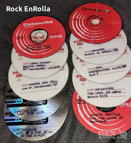 DVD-R дискове с концерти и клипове на метъл групи , снимка 2 - CD дискове - 49797944