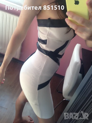 Дамска нова бандажна рокля BEBE XS, снимка 10 - Рокли - 51340753