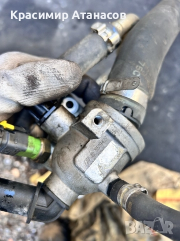 Корпус термостат за Фиат Гранде пунто 1.3 JTD. 75кс. 2008г, снимка 3 - Части - 51957223