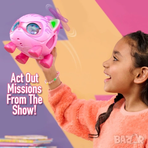 Комплект за игра Disney Junior Super Kitties, фигурки котки и самолет/ Супер котета, снимка 3 - Фигурки - 53602037