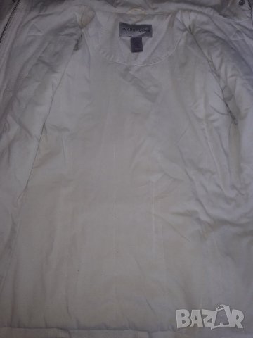 Бяло яке с качулка Warehouse S/M, снимка 3 - Якета - 34716896