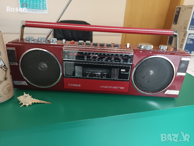 Продавам mini boombox Fisher ph 845 L red , снимка 10 - Радиокасетофони, транзистори - 44841229