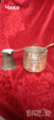 2бр стари здрави медни джезвета, снимка 9 - Антикварни и старинни предмети - 52588099