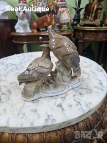 Стара много рядка антикварна немска порцеланова фигура Fraureuth , снимка 6 - Други ценни предмети - 51126362