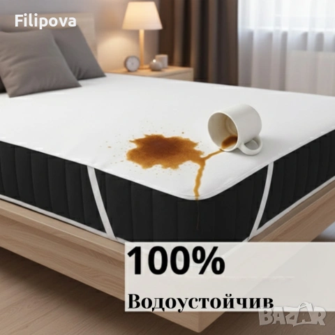 Водостойчив протектор за матрак, снимка 2 - Други стоки за дома - 53526812