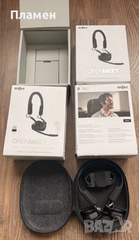Shokz OpenMeet C610 Black Безжични слушалки , снимка 17 - Bluetooth слушалки - 56232455