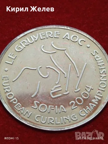 Плакет Европейско първенство по кърлинг2004г. София Принцеса Калина 49561, снимка 5 - Антикварни и старинни предмети - 50003454