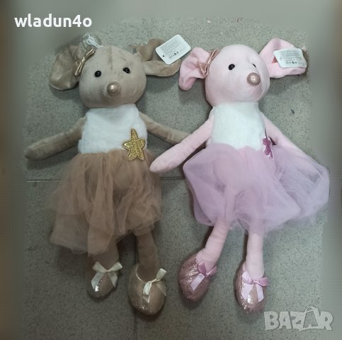 Готини плюшени мишлета,зайчета с рокля-13лв, снимка 3 - Плюшени играчки - 44211635