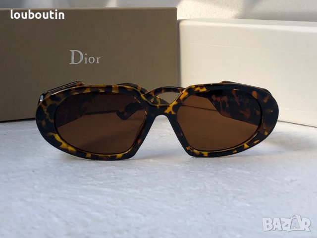 Dior дамски слънчеви 2 цвята черни кафяви, снимка 7 - Слънчеви и диоптрични очила - 40539077