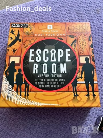 Нова настолна игра деца Talking Tables Тематична ескейп стая загадки, снимка 5 - Игри и пъзели - 42450548
