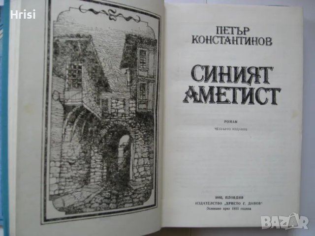 Синият аметист Петър Константинов, снимка 3 - Художествена литература - 49541355