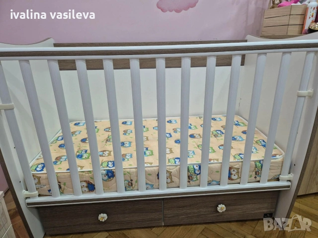 Бебешко легло Лорели, снимка 2 - Бебешки легла и матраци - 53234544