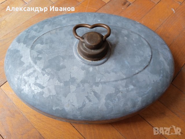 Стара метална грейка, снимка 2 - Антикварни и старинни предмети - 39808382