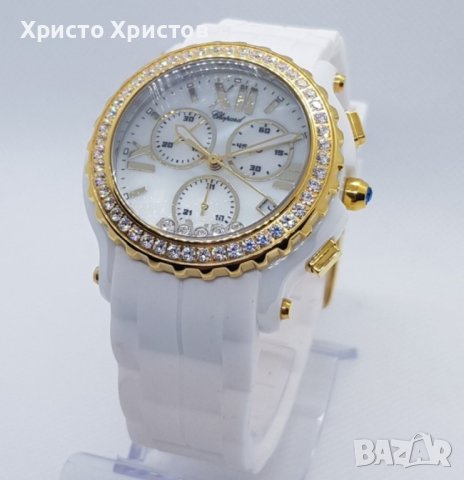 Дамски луксозен часовник Chopard Happy Sport, снимка 3 - Дамски - 41698594