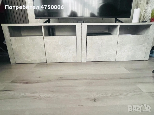 Маса с два стола и тв шкаф , снимка 6 - Маси - 53643438