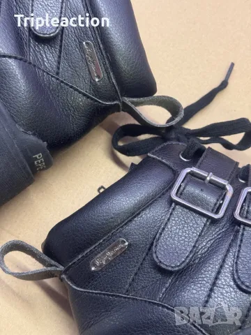 Pepe Jeans боти естествена кожа, 41 номер, снимка 7 - Дамски боти - 48387962