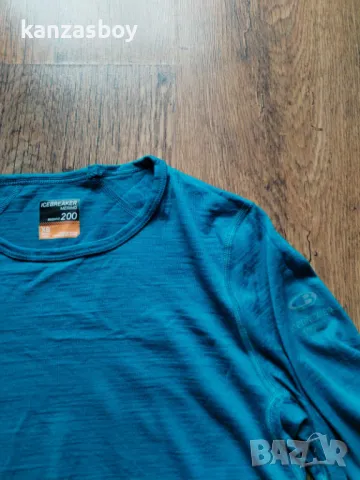 Icebreaker 200 - дамска мерино блуза XS КАТО НОВА, снимка 2 - Блузи с дълъг ръкав и пуловери - 49639057