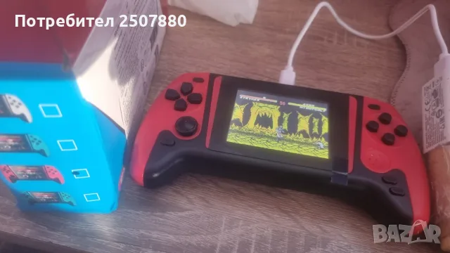 Джобна ретро конзола G2 - Нова, с игри от Super Mario, Mortal Kombat и др.