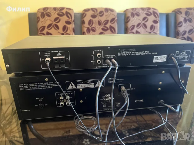 JVC Vintage Hi-Fi комплект – TD-W111 + FX-333L, снимка 4 - Аудиосистеми - 56150293