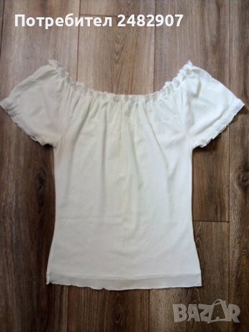 Дамска блуза - тюл, снимка 2 - Тениски - 41764689