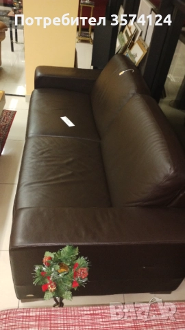 Кожен диван, снимка 6 - Дивани и мека мебел - 52408951