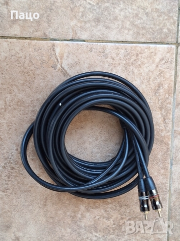 OFC HQ  Stereo Audio Cable Gold 5m, снимка 7 - Други - 52970603