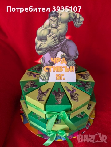 Картонена торта Майнкрафт, снимка 16 - Други - 52079928