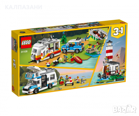 LEGO® Creator 31108 - Семейна ваканция с каравана, снимка 2 - Конструктори - 36205656