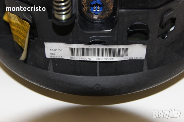 Airbag волан Fiat Doblo (2005-2010г.) 605013568C / 735399535 / 735 399 535, снимка 7 - Части - 50637968