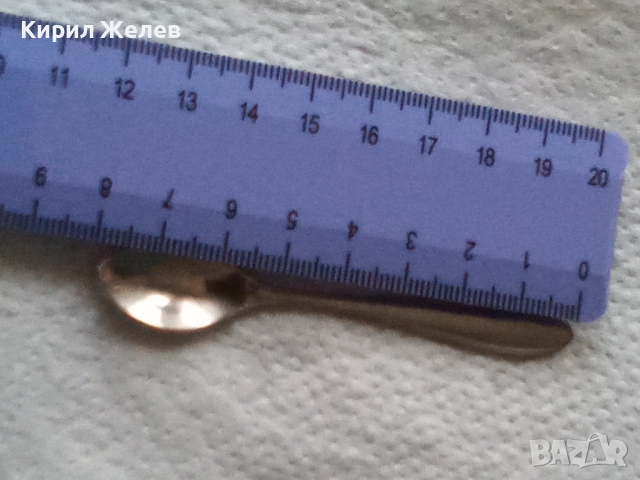 Лъжичка малка 47199, снимка 3 - Антикварни и старинни предмети - 52770416