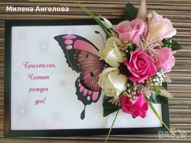 Картини със сапунени рози, снимка 5 - Картини - 53012284